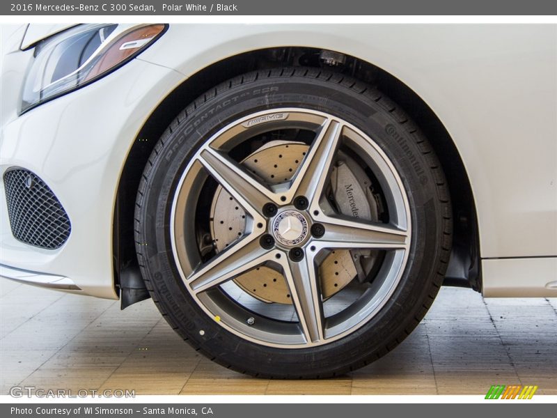 Polar White / Black 2016 Mercedes-Benz C 300 Sedan