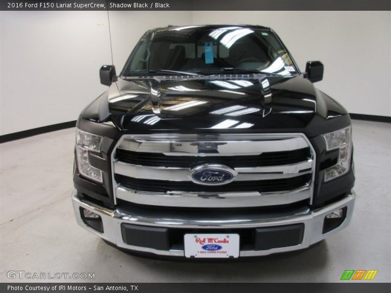 Shadow Black / Black 2016 Ford F150 Lariat SuperCrew