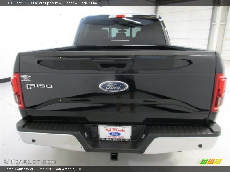 Shadow Black / Black 2016 Ford F150 Lariat SuperCrew