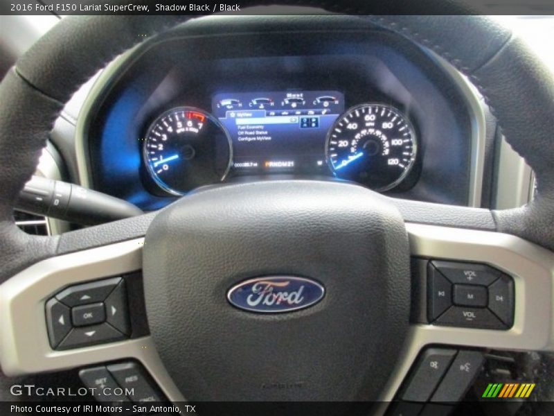 Shadow Black / Black 2016 Ford F150 Lariat SuperCrew
