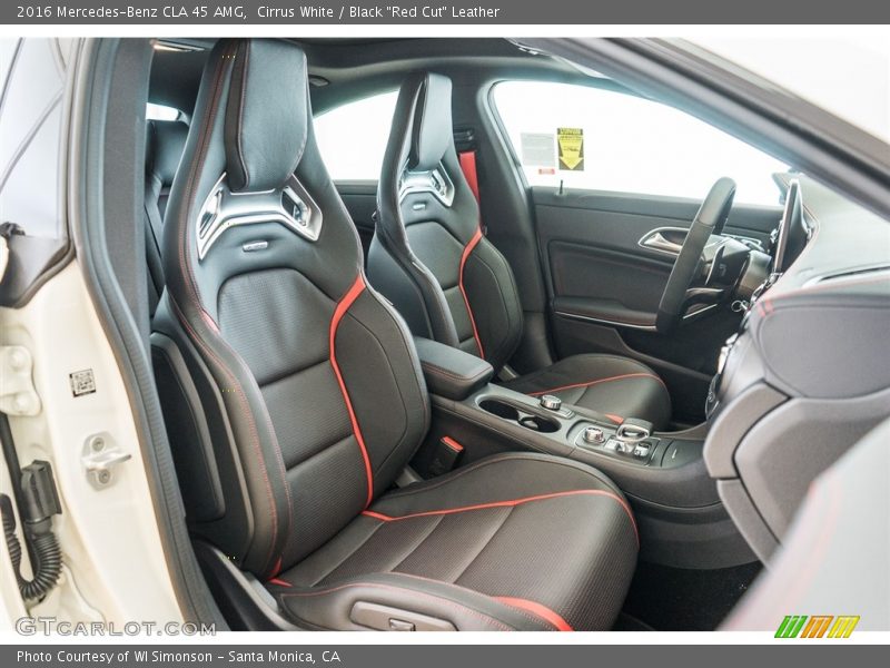 Front Seat of 2016 CLA 45 AMG