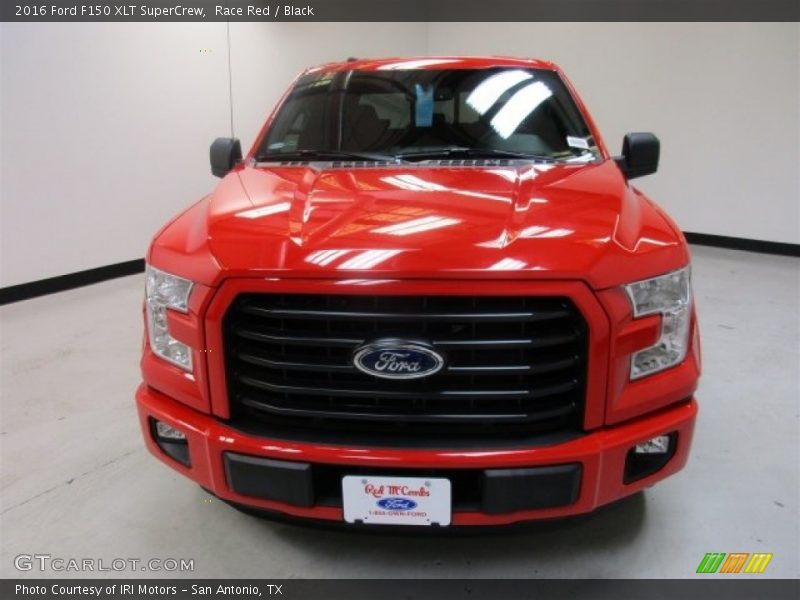 Race Red / Black 2016 Ford F150 XLT SuperCrew