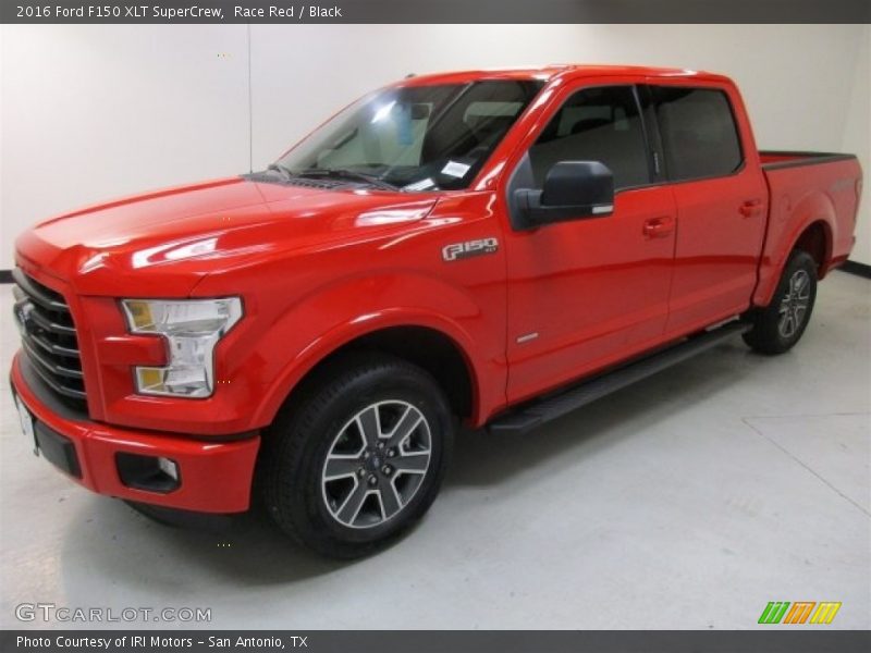 Race Red / Black 2016 Ford F150 XLT SuperCrew