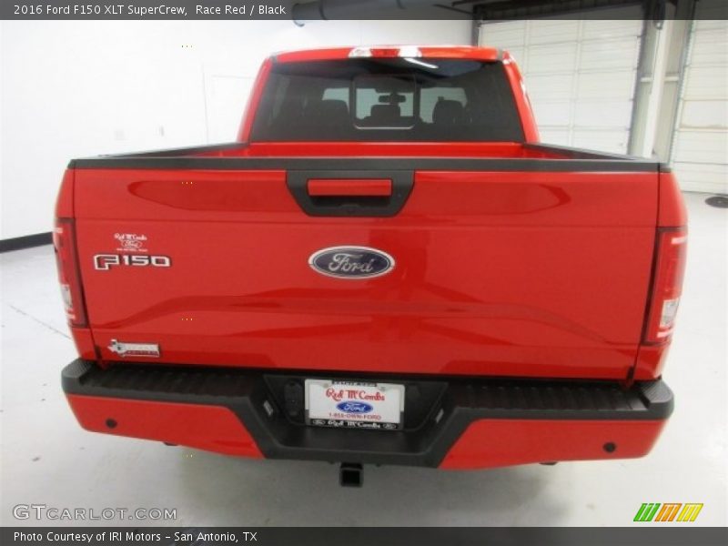 Race Red / Black 2016 Ford F150 XLT SuperCrew
