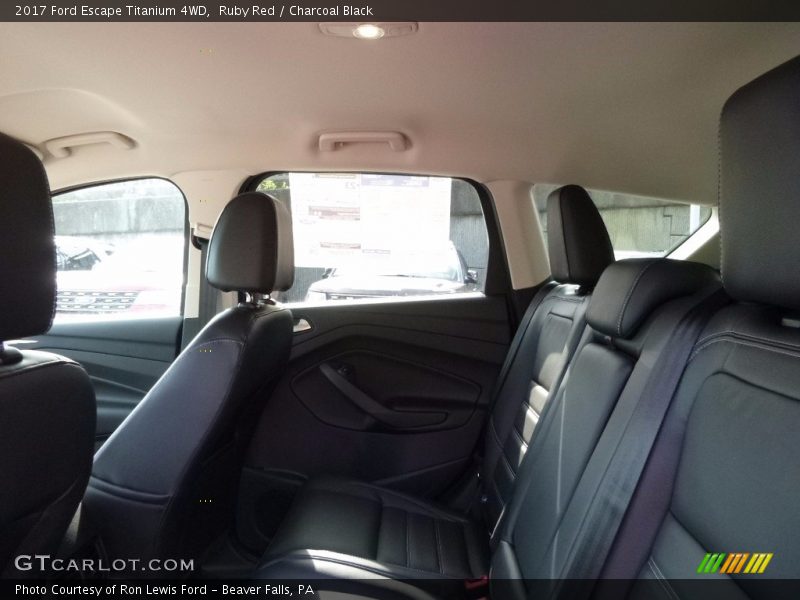 Ruby Red / Charcoal Black 2017 Ford Escape Titanium 4WD