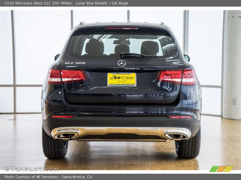 Lunar Blue Metallic / Silk Beige 2016 Mercedes-Benz GLC 300 4Matic