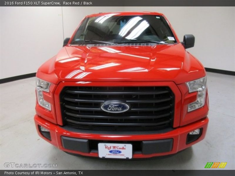 Race Red / Black 2016 Ford F150 XLT SuperCrew