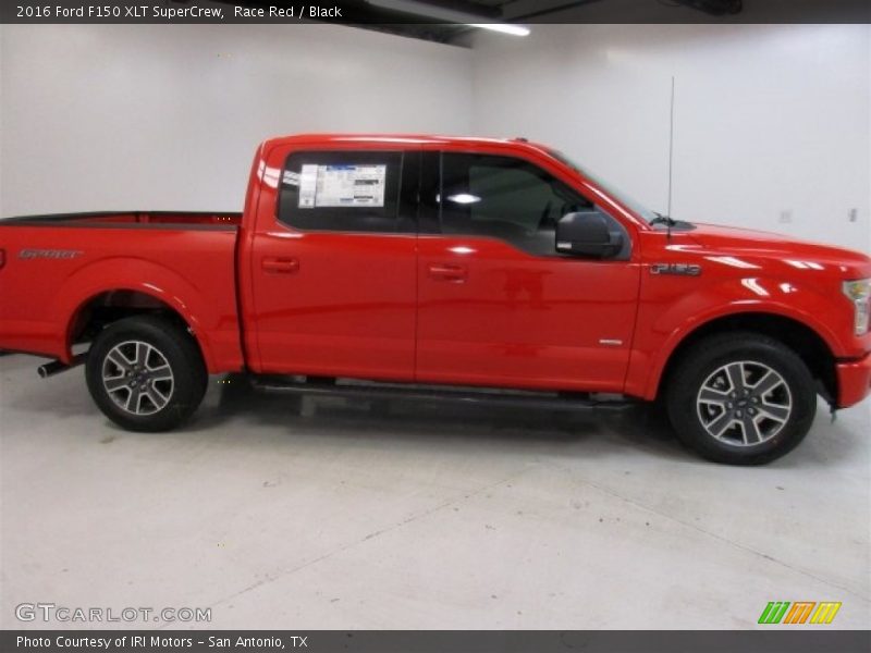 Race Red / Black 2016 Ford F150 XLT SuperCrew