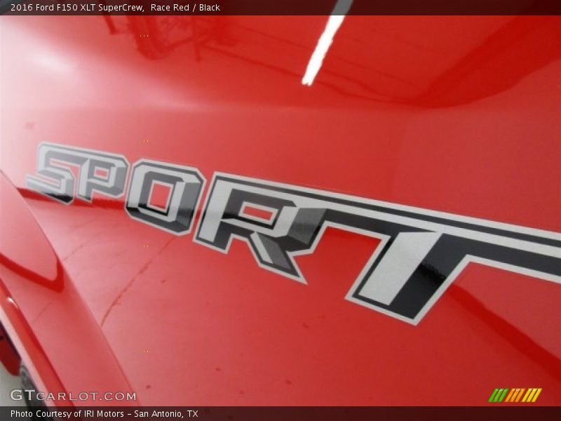 Race Red / Black 2016 Ford F150 XLT SuperCrew
