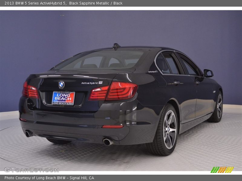 Black Sapphire Metallic / Black 2013 BMW 5 Series ActiveHybrid 5