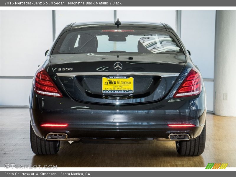 Magnetite Black Metallic / Black 2016 Mercedes-Benz S 550 Sedan