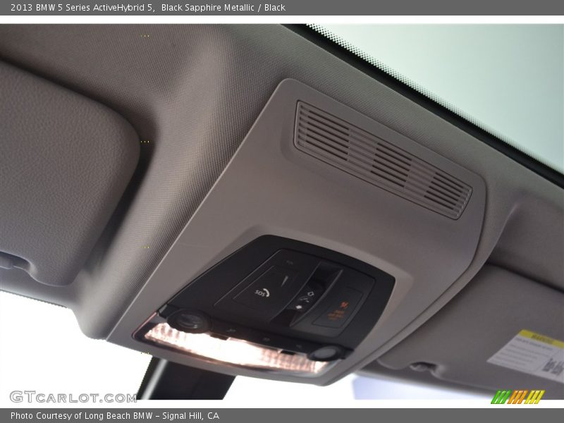 Black Sapphire Metallic / Black 2013 BMW 5 Series ActiveHybrid 5