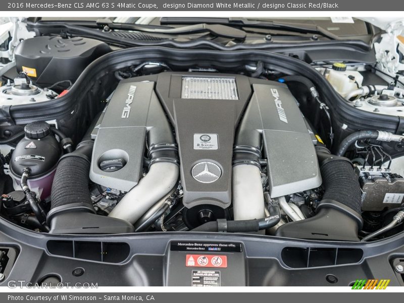  2016 CLS AMG 63 S 4Matic Coupe Engine - 5.5 Liter AMG biturbo DOHC 32-Valve VVT V8