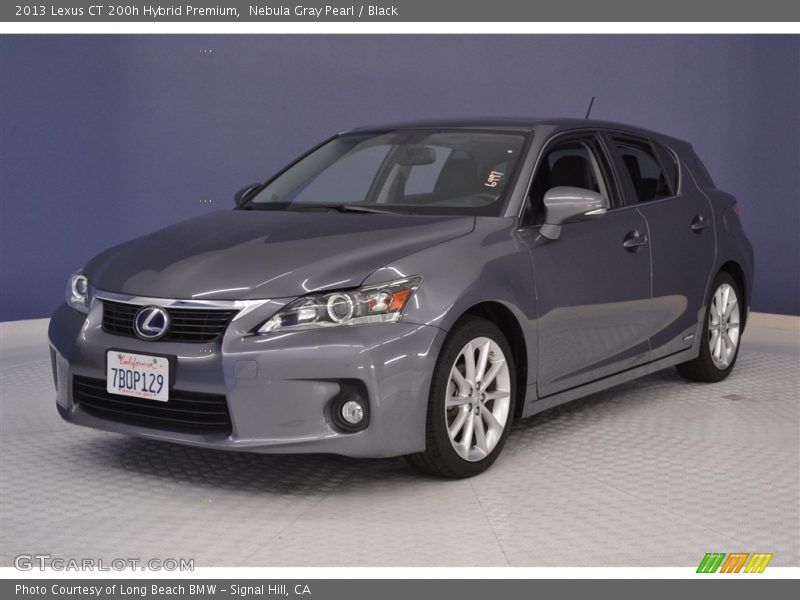Nebula Gray Pearl / Black 2013 Lexus CT 200h Hybrid Premium