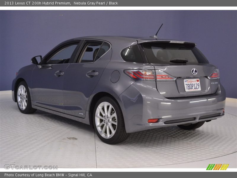 Nebula Gray Pearl / Black 2013 Lexus CT 200h Hybrid Premium