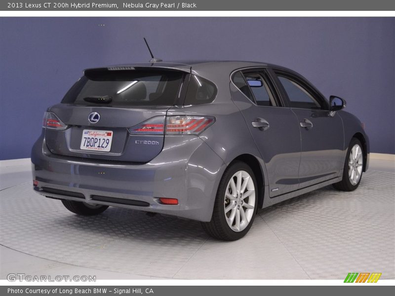 Nebula Gray Pearl / Black 2013 Lexus CT 200h Hybrid Premium
