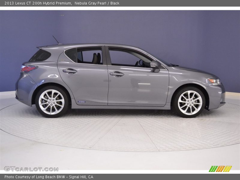 Nebula Gray Pearl / Black 2013 Lexus CT 200h Hybrid Premium