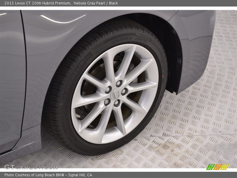 Nebula Gray Pearl / Black 2013 Lexus CT 200h Hybrid Premium