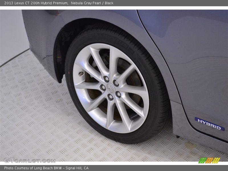 Nebula Gray Pearl / Black 2013 Lexus CT 200h Hybrid Premium