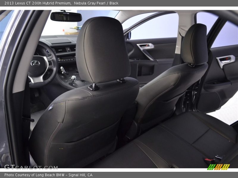 Nebula Gray Pearl / Black 2013 Lexus CT 200h Hybrid Premium