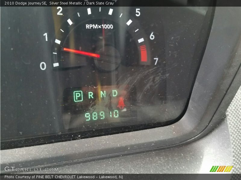 Silver Steel Metallic / Dark Slate Gray 2010 Dodge Journey SE