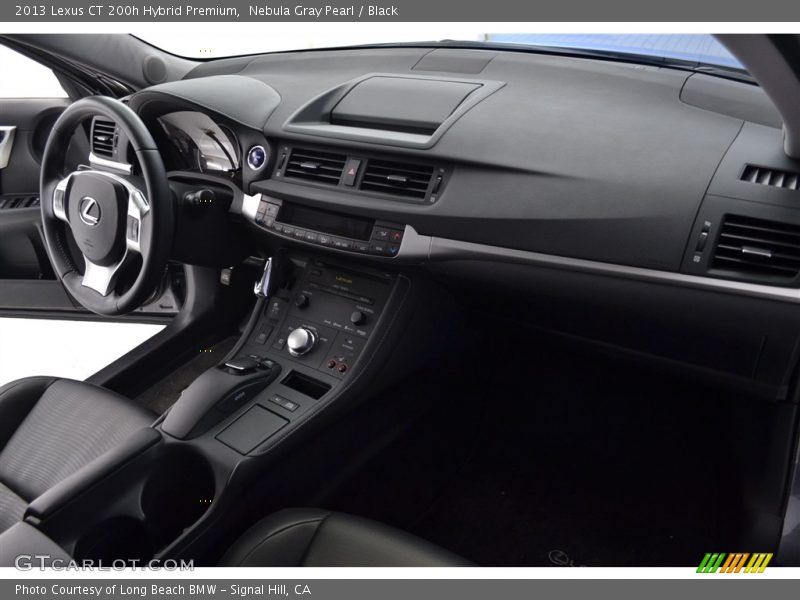 Nebula Gray Pearl / Black 2013 Lexus CT 200h Hybrid Premium