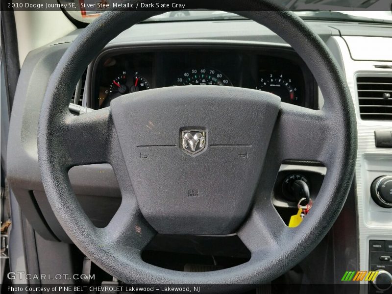 Silver Steel Metallic / Dark Slate Gray 2010 Dodge Journey SE
