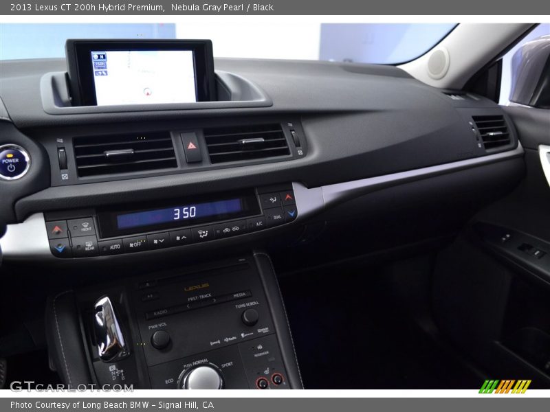 Nebula Gray Pearl / Black 2013 Lexus CT 200h Hybrid Premium