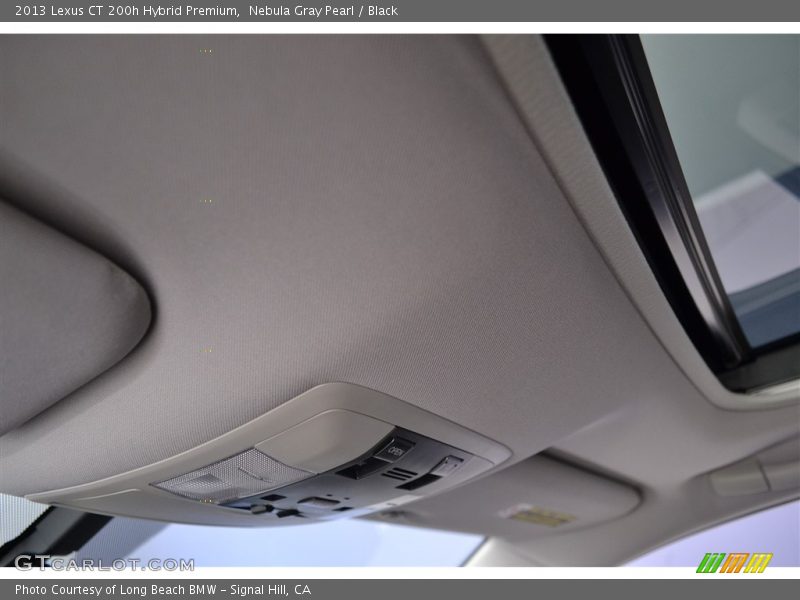 Nebula Gray Pearl / Black 2013 Lexus CT 200h Hybrid Premium