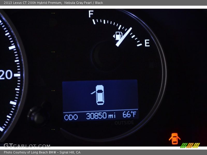 Nebula Gray Pearl / Black 2013 Lexus CT 200h Hybrid Premium