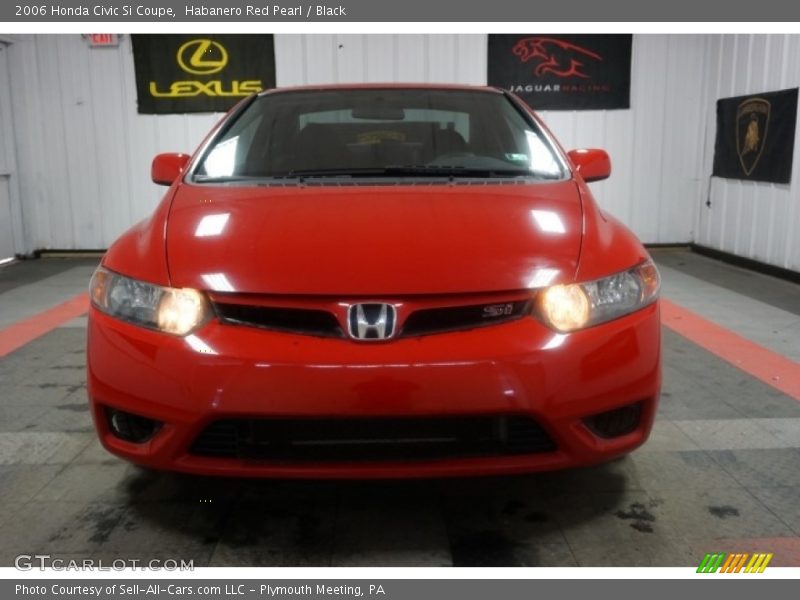 Habanero Red Pearl / Black 2006 Honda Civic Si Coupe