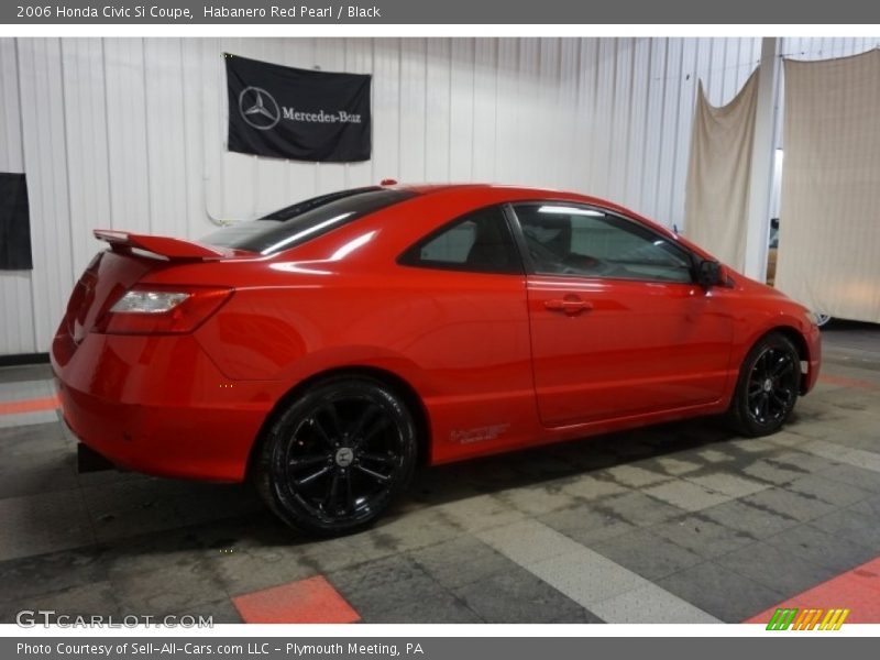 Habanero Red Pearl / Black 2006 Honda Civic Si Coupe