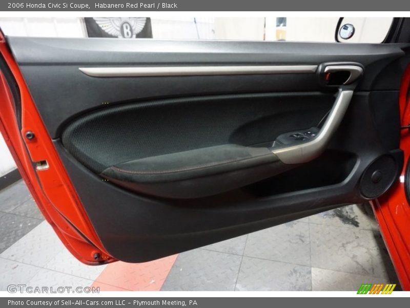 Habanero Red Pearl / Black 2006 Honda Civic Si Coupe