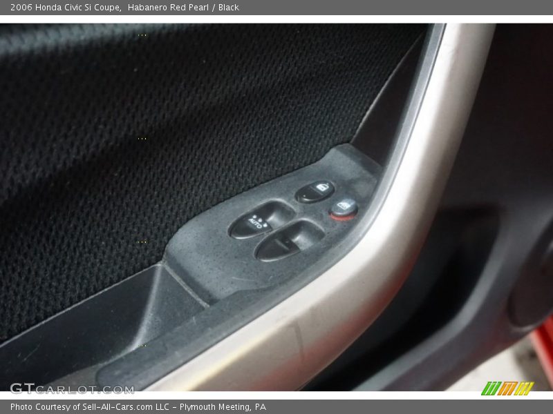 Habanero Red Pearl / Black 2006 Honda Civic Si Coupe