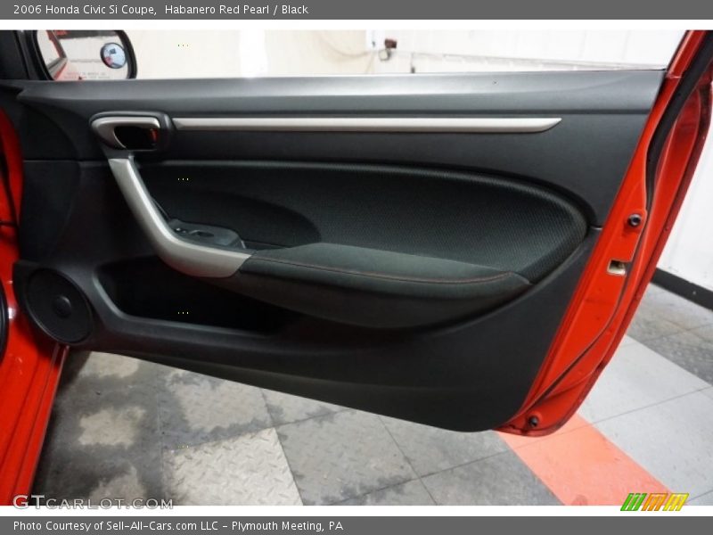 Habanero Red Pearl / Black 2006 Honda Civic Si Coupe