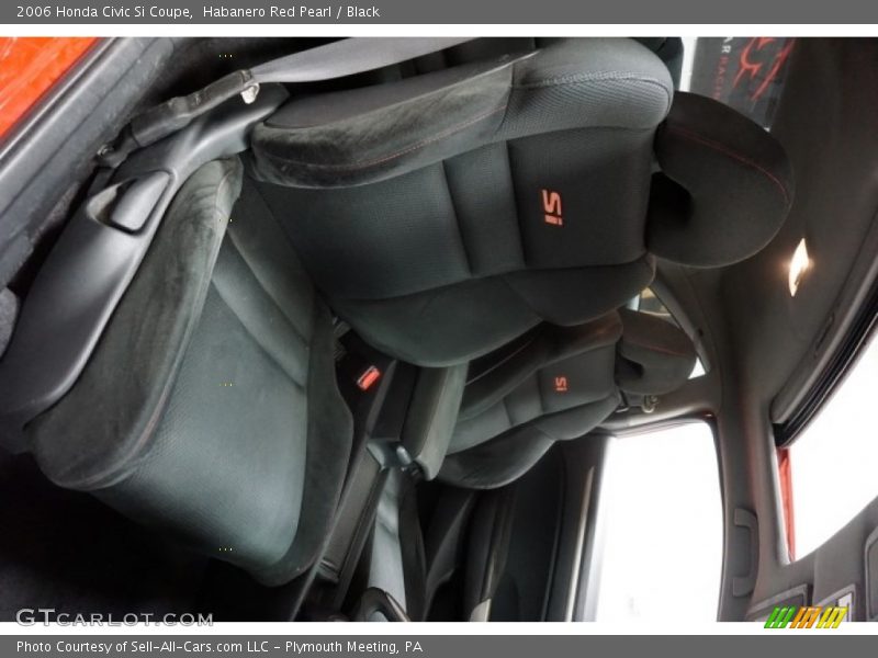 Habanero Red Pearl / Black 2006 Honda Civic Si Coupe