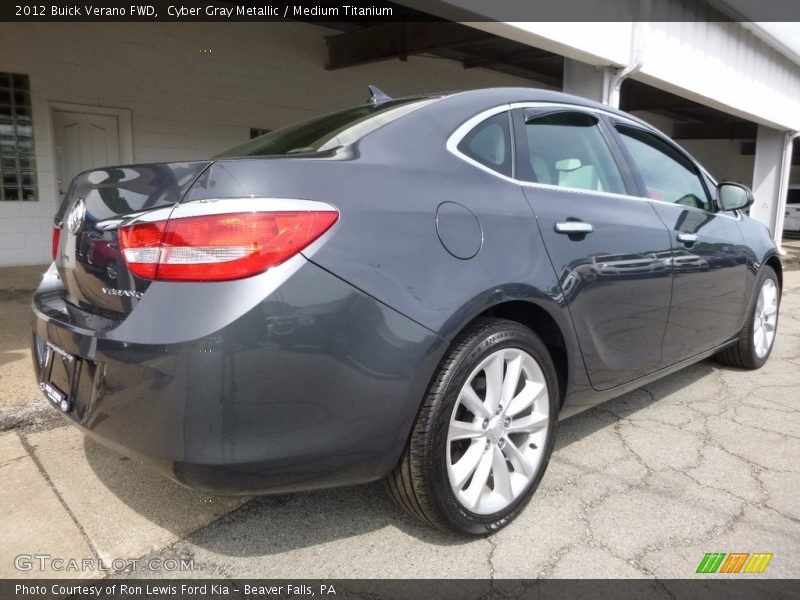 Cyber Gray Metallic / Medium Titanium 2012 Buick Verano FWD