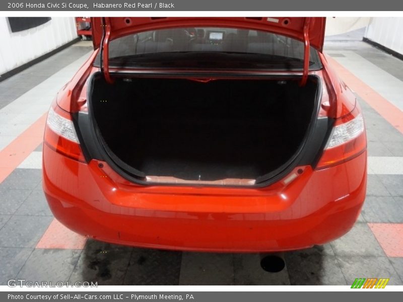 Habanero Red Pearl / Black 2006 Honda Civic Si Coupe