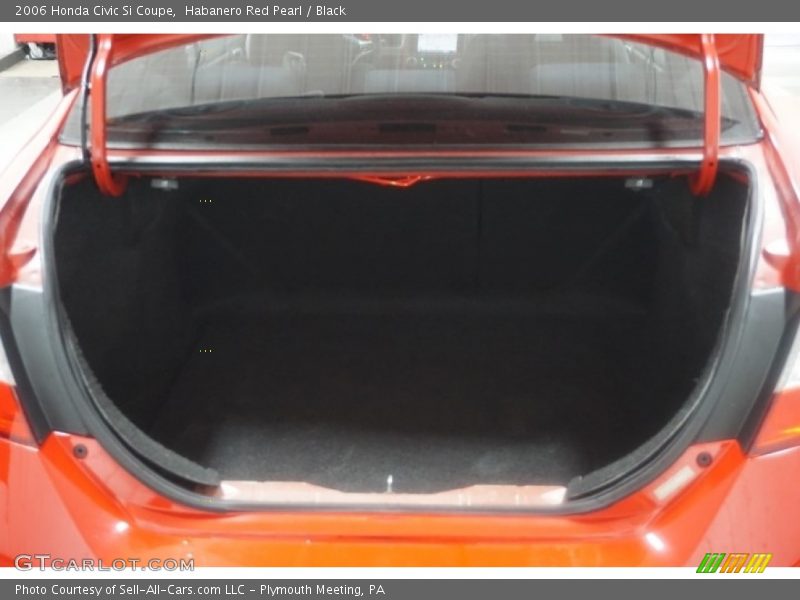 Habanero Red Pearl / Black 2006 Honda Civic Si Coupe