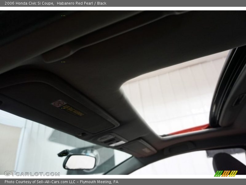 Habanero Red Pearl / Black 2006 Honda Civic Si Coupe