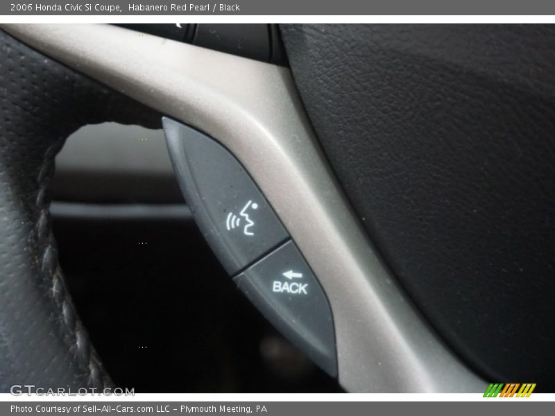Habanero Red Pearl / Black 2006 Honda Civic Si Coupe