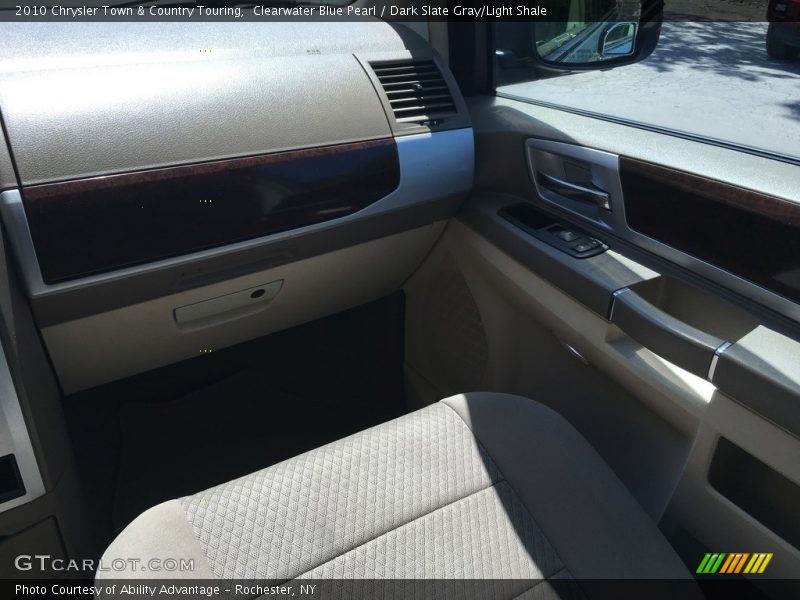 Clearwater Blue Pearl / Dark Slate Gray/Light Shale 2010 Chrysler Town & Country Touring