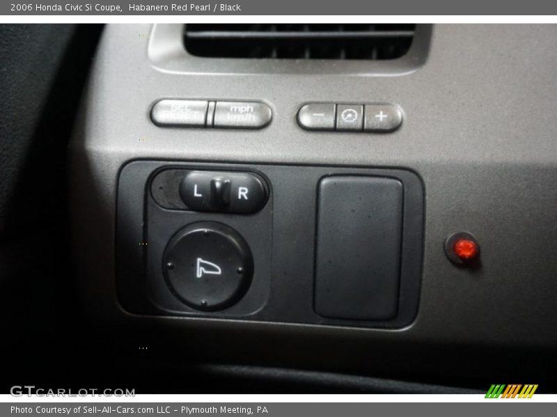 Habanero Red Pearl / Black 2006 Honda Civic Si Coupe