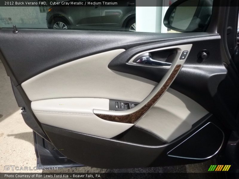 Cyber Gray Metallic / Medium Titanium 2012 Buick Verano FWD