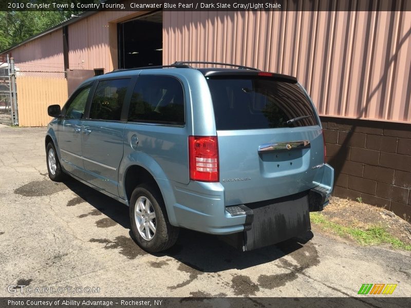 Clearwater Blue Pearl / Dark Slate Gray/Light Shale 2010 Chrysler Town & Country Touring