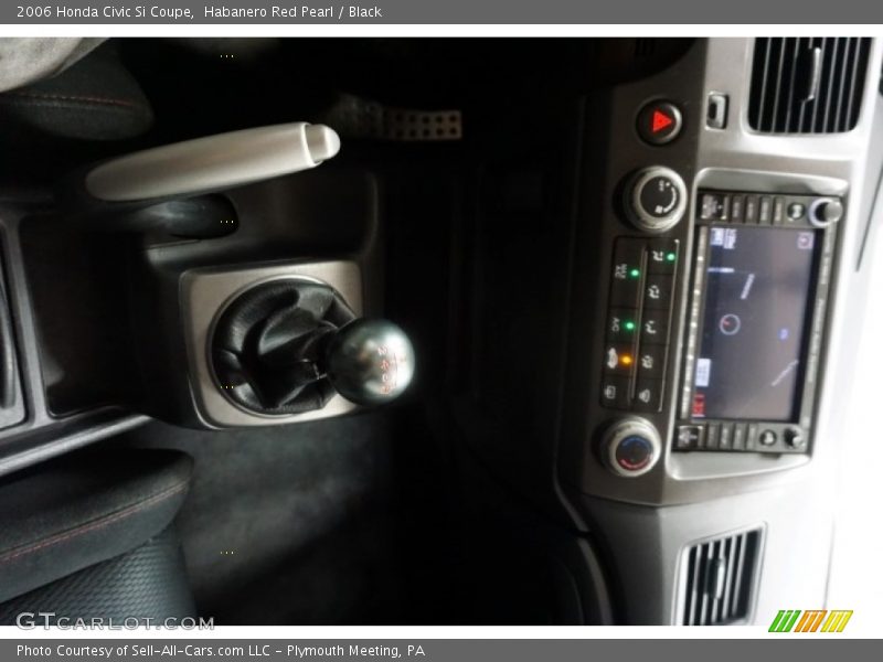 Habanero Red Pearl / Black 2006 Honda Civic Si Coupe