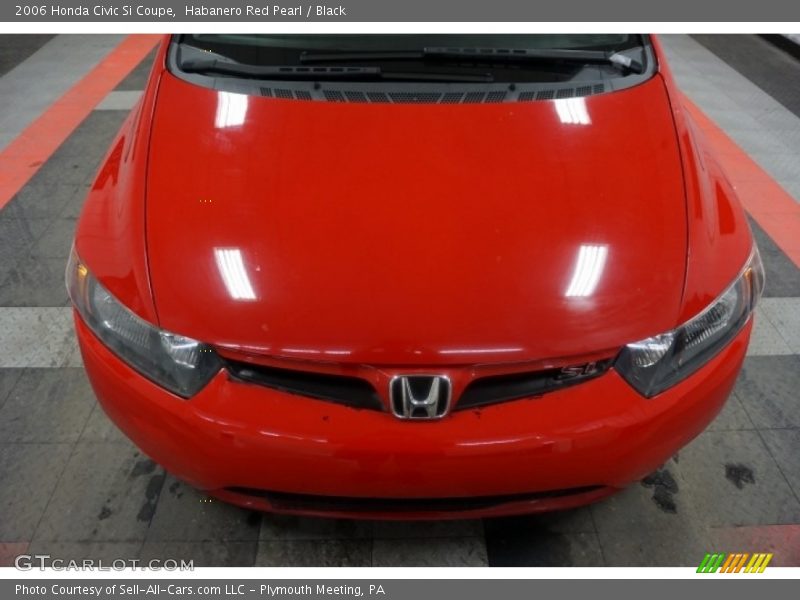 Habanero Red Pearl / Black 2006 Honda Civic Si Coupe