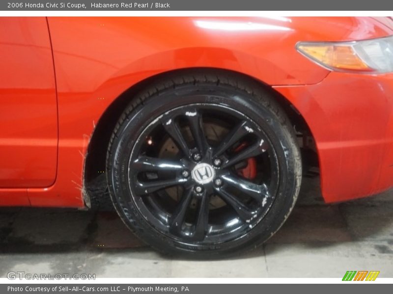 Habanero Red Pearl / Black 2006 Honda Civic Si Coupe