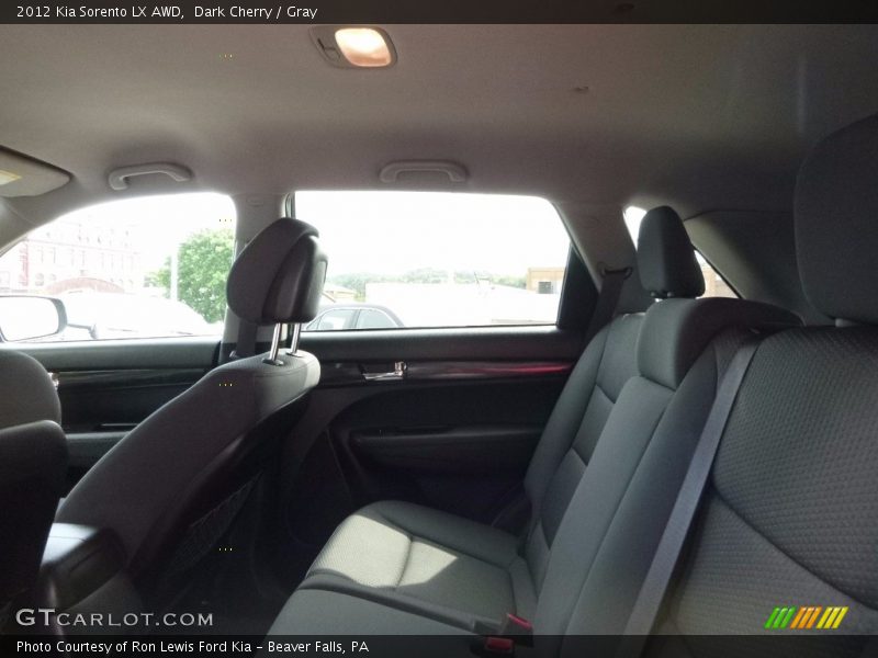 Dark Cherry / Gray 2012 Kia Sorento LX AWD