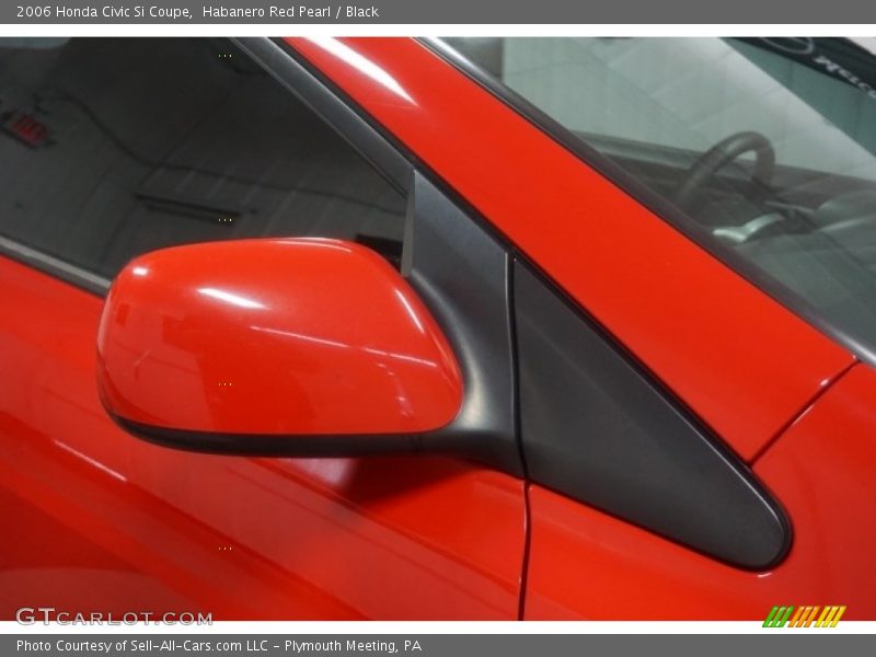 Habanero Red Pearl / Black 2006 Honda Civic Si Coupe